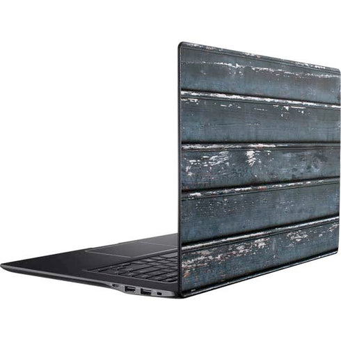 Chipped Blue Wood Ativ Book 9 (15.6in 2014) Skin