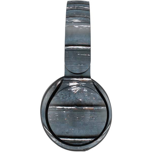 Chipped Blue Wood Beats Solo Pro Skin