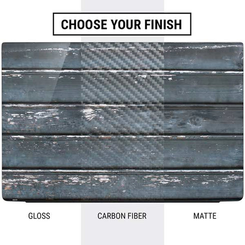 Chipped Blue Wood Dell Vostro Skin