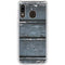 Chipped Blue Wood Galaxy A20 Clear Case