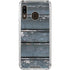 Chipped Blue Wood Galaxy A30 Clear Case