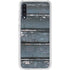 Chipped Blue Wood Galaxy A50 Clear Case