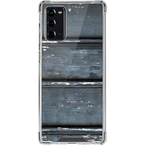 Chipped Blue Wood Galaxy Note20 5G Clear Case