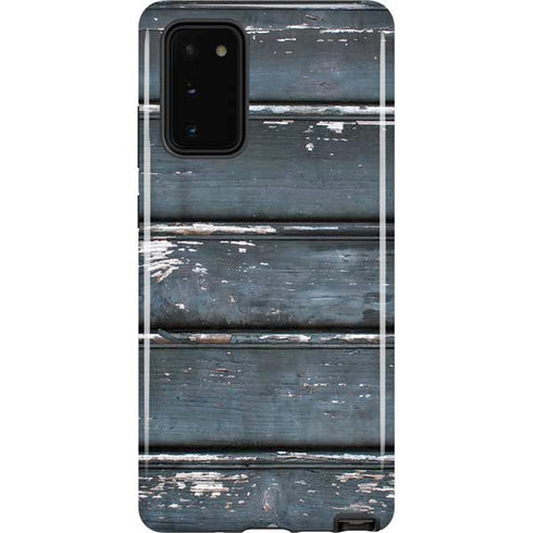 Chipped Blue Wood Galaxy Note20 5G Pro Case