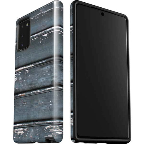 Chipped Blue Wood Galaxy Note20 5G Pro Case