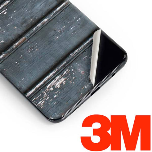 Chipped Blue Wood Galaxy S10 Plus Skin