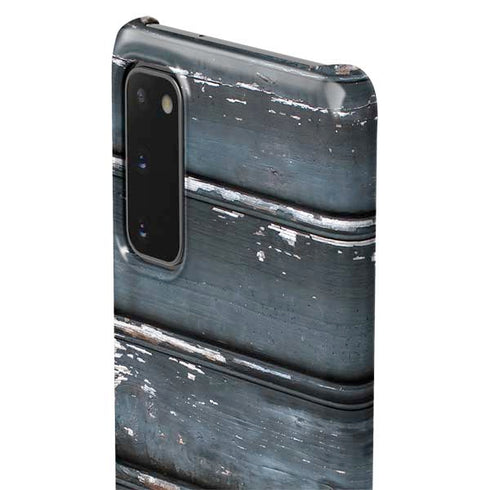 Chipped Blue Wood Galaxy S20 Lite Case