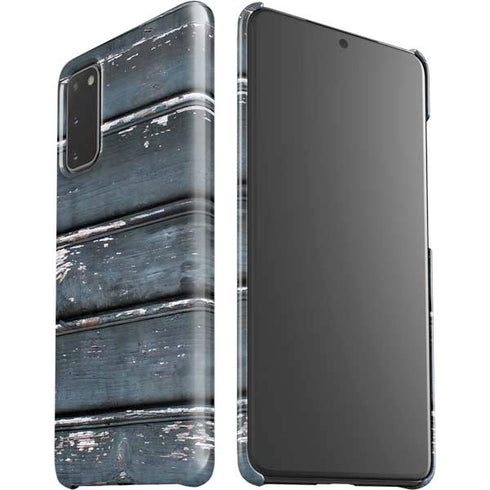 Chipped Blue Wood Galaxy S20 Lite Case