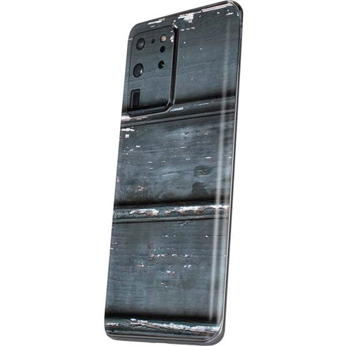 Chipped Blue Wood Galaxy S20 Ultra 5G Skin