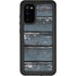 Chipped Blue Wood Galaxy S20 Waterproof Case