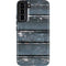 Chipped Blue Wood Galaxy S22 Plus Pro Case