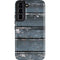Chipped Blue Wood Galaxy S22 Pro Case