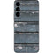 Chipped Blue Wood Galaxy S22 Skin