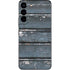 Chipped Blue Wood Galaxy S22 Skin