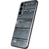 Chipped Blue Wood Galaxy S22 Skin