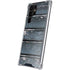 Chipped Blue Wood Galaxy S22 Ultra Clear Case