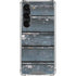 Chipped Blue Wood Galaxy S23 Clear Case
