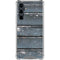 Chipped Blue Wood Galaxy S23 FE Clear Case
