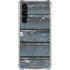 Chipped Blue Wood Galaxy S23 Plus Clear Case
