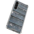 Chipped Blue Wood Galaxy S23 Plus Clear Case