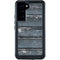 Chipped Blue Wood Galaxy S23 Plus Waterproof Case