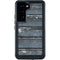 Chipped Blue Wood Galaxy S23 Waterproof Case
