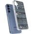 Chipped Blue Wood Galaxy S24 Clear Case