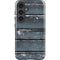 Chipped Blue Wood Galaxy S24 Impact Case