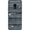 Chipped Blue Wood Galaxy S9 Skin