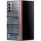 Chipped Blue Wood Galaxy Z Fold2 5G Skin