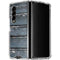 Chipped Blue Wood Galaxy Z Fold4 5G Clear Case