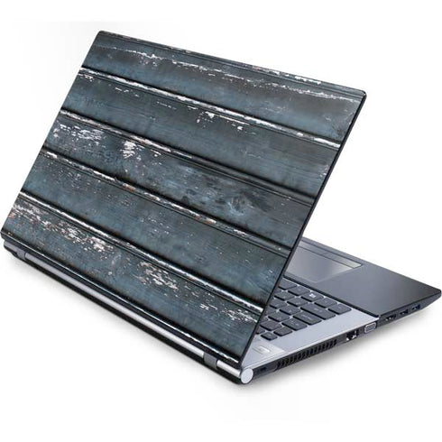 Chipped Blue Wood Generic Laptop Skin