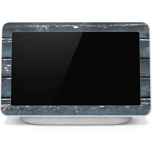 Chipped Blue Wood Google Home Hub Skin
