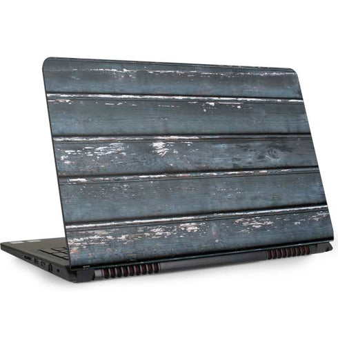 Chipped Blue Wood Dell Inspiron Skin