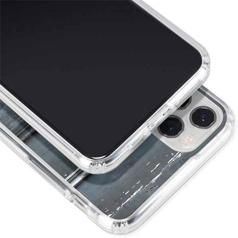 Chipped Blue Wood iPhone 11 Pro Clear Case