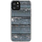 Chipped Blue Wood iPhone 11 Pro Clear Case