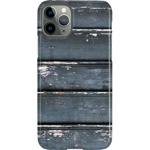 Chipped Blue Wood iPhone 11 Pro Lite Case
