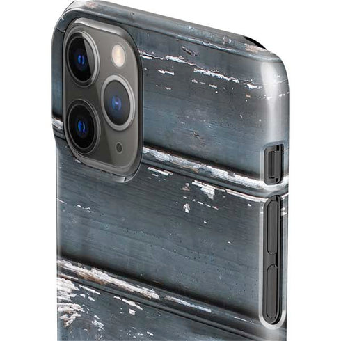 Chipped Blue Wood iPhone 11 Pro Lite Case