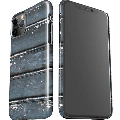 Chipped Blue Wood iPhone 11 Pro Lite Case
