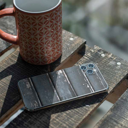 Chipped Blue Wood iPhone 11 Pro Max Skin