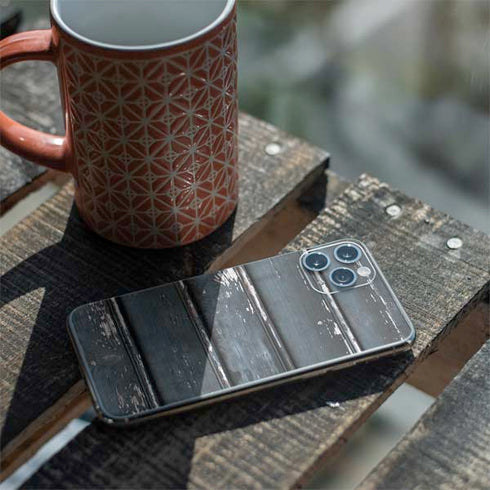 Chipped Blue Wood iPhone 11 Pro Skin