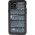 Chipped Blue Wood iPhone 11 Pro Waterproof Case
