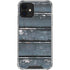 Chipped Blue Wood iPhone 12 Clear Case