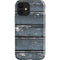 Chipped Blue Wood iPhone 12 Impact Case