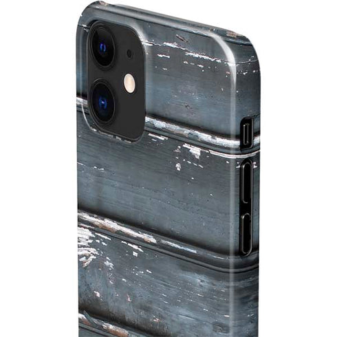 Chipped Blue Wood iPhone 12 Mini Lite Case