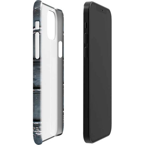 Chipped Blue Wood iPhone 12 Mini Lite Case