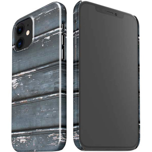 Chipped Blue Wood iPhone 12 Mini Lite Case