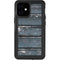 Chipped Blue Wood iPhone 12 Mini Waterproof Case