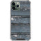 Chipped Blue Wood iPhone 12 Pro Clear Case