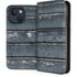 Chipped Blue Wood iPhone 13 Folio Case